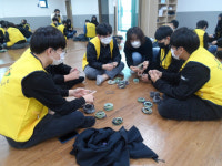 오천중, 환경교육 활동 및 양말목만들기 봉사실시