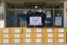 현대제철(주) 포항공장, 대송면 경로당 설맞이 생필품 세트 전달