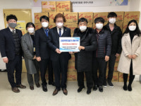 전주병원, 전북지체장애인협회에 300만원 상당 라면 후원