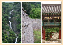 완주 위봉폭포·위봉산성·위봉사, 여름시즌 비대면 안심관광지 선정