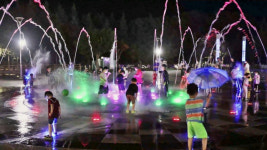 시원한 여름 즐기세요 …내장산 워터파크 바닥분수 8월까지 운영