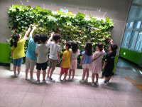 여수시, 양지초등학교와 안산중학교에 바이오월 설치 지원