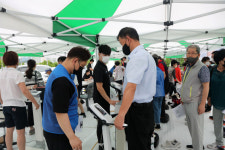 창원시설공단 ‘찾아가는 이동건강증진센터’ 호응