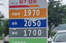 태백지역 휘발유가격 비싸다?…전국 평균보다 84원↑