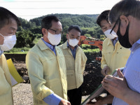  농어촌공사, 이병호 사장 호우피해 현장점검 신속 복구 당부