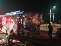 포천 자작동서 시내버스가 광역버스 추돌해 5명 부상