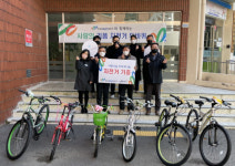 창원레포츠파크, ‘사랑의 리폼자전거’ 기증