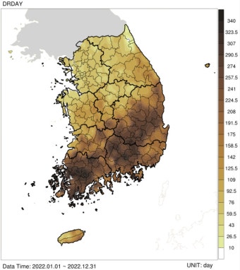 광주·전남, 작년 기상 가뭄 281.3일…역대 최대