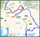 봄바람 살랑, 강물은 꽃잎 싣고 흐른다