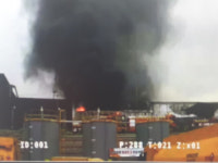 화성 정남면 자원순환시설에서 화재… 대응 1단계 진화중