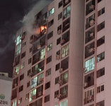 포항 창포동 아파트서 불...인명피해 없어