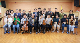 서거석 교육감, 장애 청소년 오케스트라 위더스 단원들 격려
