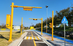 동해시 젖줄 전천에 어린이 교통광장 조성 눈길