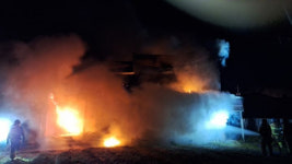 곡성 돼지 사육농장 화재로 2500여 마리 폐사