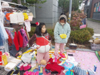 완주군 이서면 LH10단지 디딤달작은도서관 플릿마켓 진행