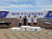 보령 대천서중 요트부 제53회 전국소년체전 금메달2, 동메달1 쾌거