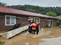 완주소방서, 집중 호우 소방인력 174명 투입 피해복구 주력
