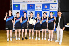 장수군청 여자탁구단, ‘2024년 내셔널컵 실업탁구대회’ 단체전 준우승
