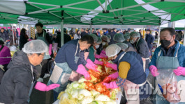 순천시농산물도매시장, 4000만 원 상당 김장담그기·나눔 행사
