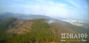 순천시 별량면 산불 발생…헬기 등 투입해 1시간 만에 진화