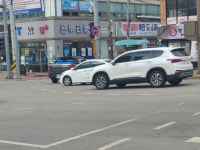 내리막길에 90도 급커브…심장병 도질 익산시 위험천만 도로