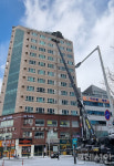 대전 둔산동 오피스텔 옥상 구조물 강풍으로 부서져 낙하 위험