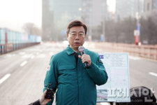 성남 수내교, 분당방향 4차로 임시도로 개통