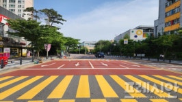 어린이가 안전한 보행환경 조성… 용인특례시, 어린이보호구역 개선사업 진행