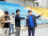 하남시의회 정병용 부의장, 공공체육시설 안전 점검