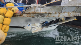여수 소경도 해상서 어선과 낚시어선 충돌…8명 부상
