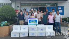 금호석유화학 계열사, 여수지역 경로당에 과일·삼계닭 후원