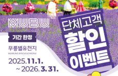 동해시, 무릉별유천지 비수기 30% 할인 이벤트 추진