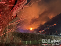 광양 산불, 축구장 70개 면적 태우고 이틀만에 진화