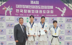 원주시청 장애인태권도팀, 창단 첫 출전서 ‘전원 메달’ 쾌거