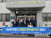 무안군의회 당선인들 "전남광주통합특별시 성공 열쇠는 균형발전"