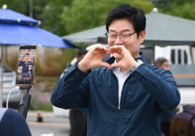 구자열 원주시장, 30년 역사 새벽시장 방문 전국 농산물 명소로