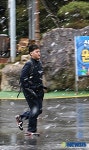 기온 뚝..첫눈이다!