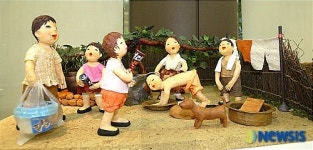 크라운-해태제과, 닥종이인형 공모전 입상작 전시회 -김명수 여름날