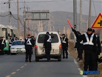 경주 양북면 모든 도로 검문검색 강화