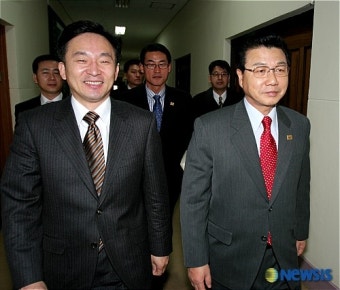 강원도청 방문한 원희룡 의원