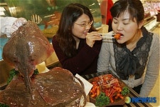 겨울철 별미 간자미 맛 보세요