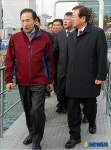 부산 북항재개발지 방문한 이명박 전 서울시장
