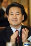 박수치는 정동영 전 당의장