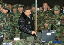 노무현 대통령, 전시 장비 현장 점검