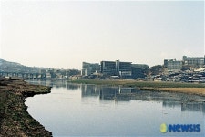 청계천 하류 한양대학교