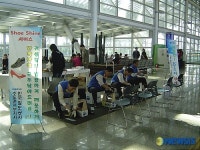 한국철도 수도권서부지사, 구두딱기 이색 서비스