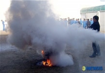 화성외국인보호소, 직원소화전 훈련