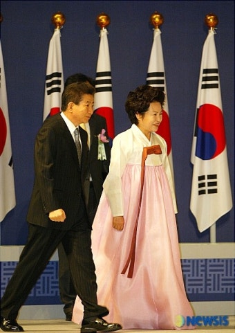 3.1절 기념행사 참석한 노무현 대통령