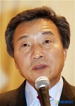 동북아 시대의 미래 강연하는 손학규 전 지사