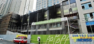 신도림 오피스텔 신축공사 화재현장